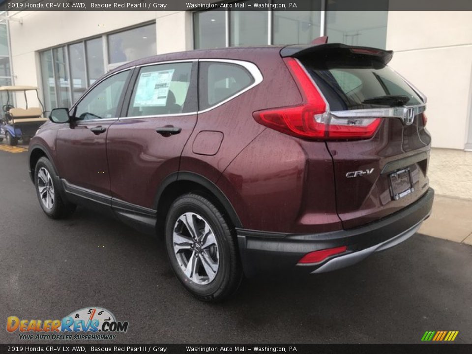 2019 Honda CR-V LX AWD Basque Red Pearl II / Gray Photo #9