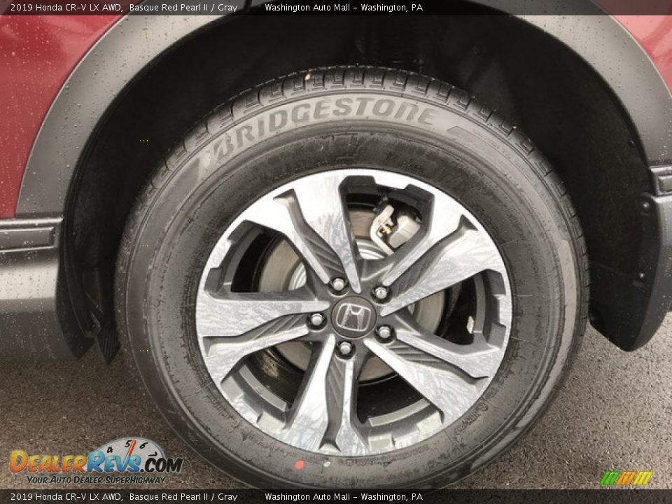 2019 Honda CR-V LX AWD Basque Red Pearl II / Gray Photo #11