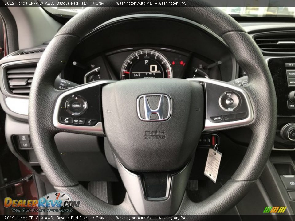 2019 Honda CR-V LX AWD Basque Red Pearl II / Gray Photo #18