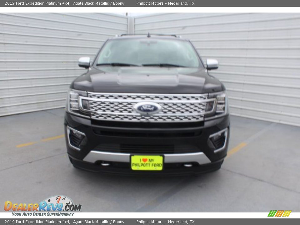 2019 Ford Expedition Platinum 4x4 Agate Black Metallic / Ebony Photo #3