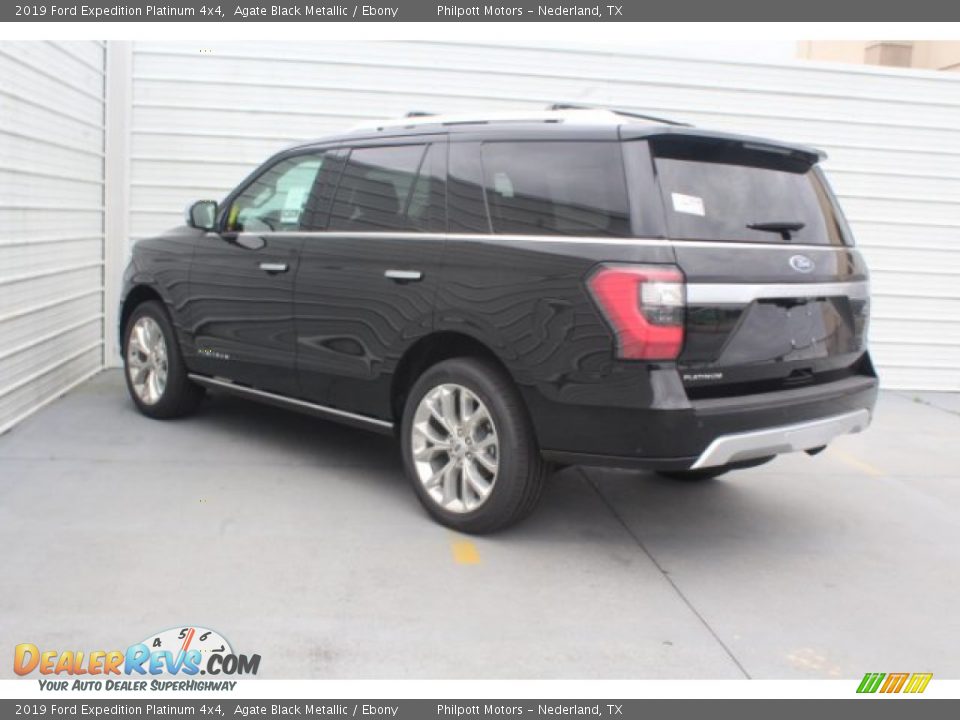 2019 Ford Expedition Platinum 4x4 Agate Black Metallic / Ebony Photo #6