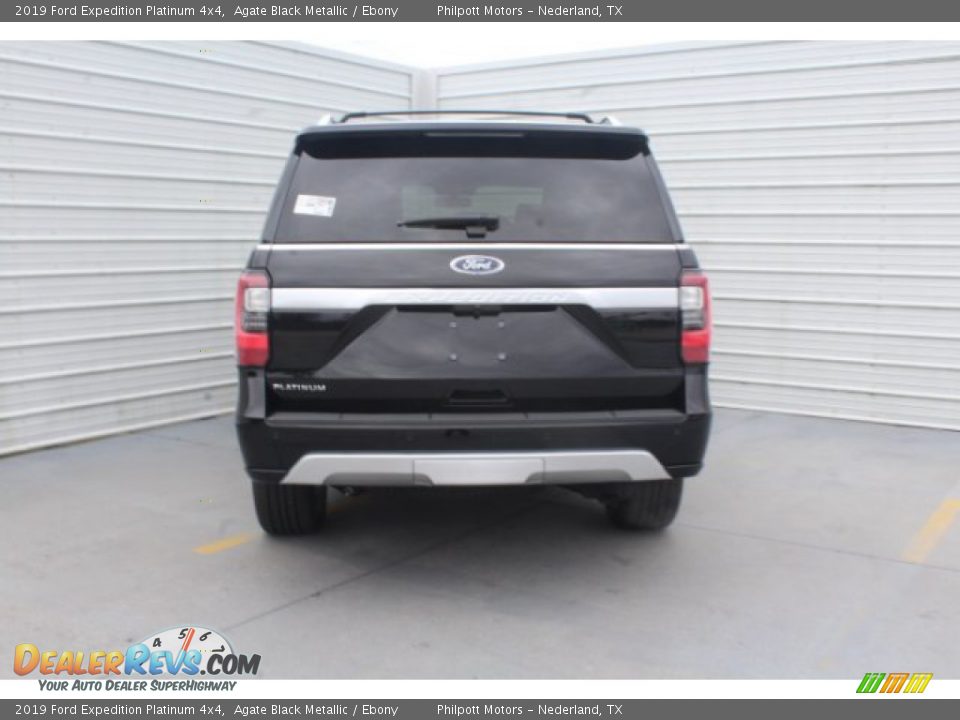 2019 Ford Expedition Platinum 4x4 Agate Black Metallic / Ebony Photo #7