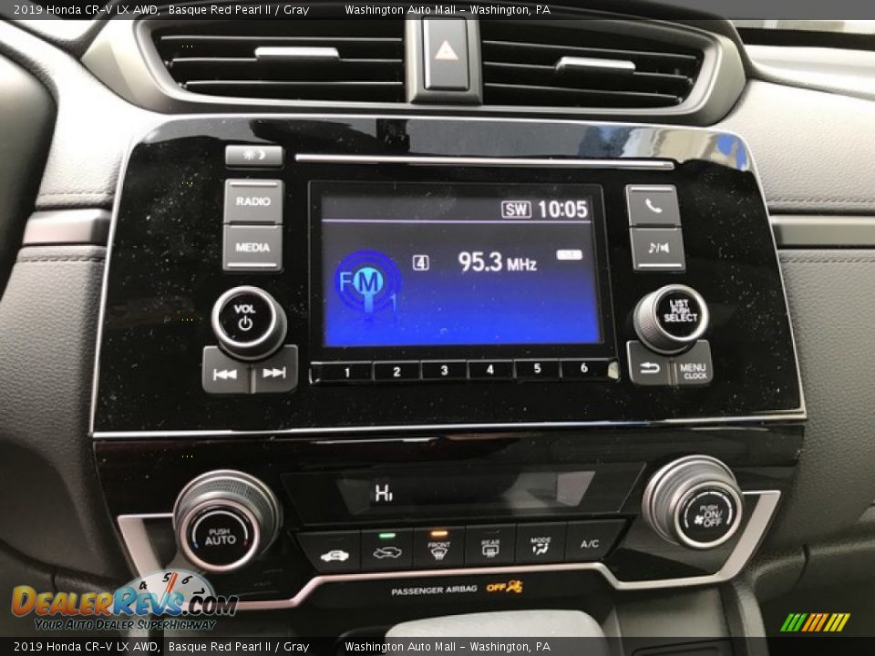 2019 Honda CR-V LX AWD Basque Red Pearl II / Gray Photo #22