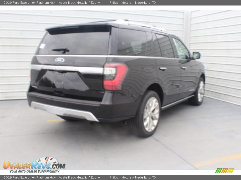 2019 Ford Expedition Platinum 4x4 Agate Black Metallic / Ebony Photo #8