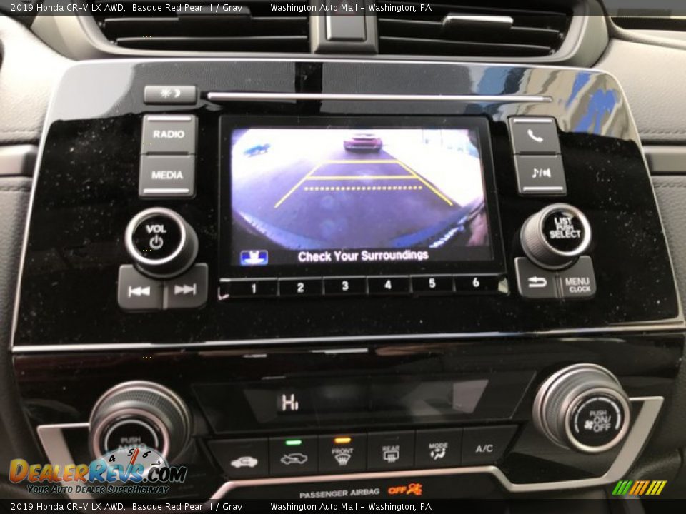2019 Honda CR-V LX AWD Basque Red Pearl II / Gray Photo #23