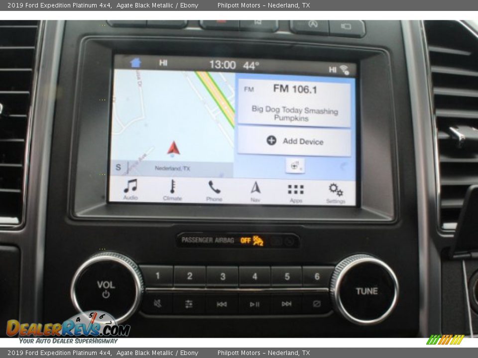 2019 Ford Expedition Platinum 4x4 Agate Black Metallic / Ebony Photo #11