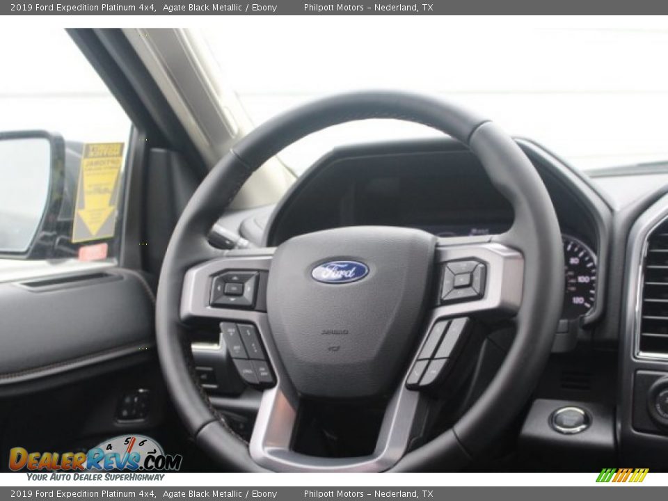 2019 Ford Expedition Platinum 4x4 Agate Black Metallic / Ebony Photo #19