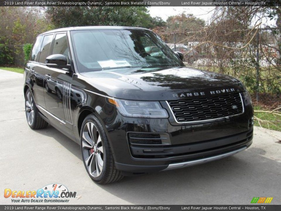 2019 Land Rover Range Rover SVAutobiography Dynamic Santorini Black Metallic / Ebony/Ebony Photo #2