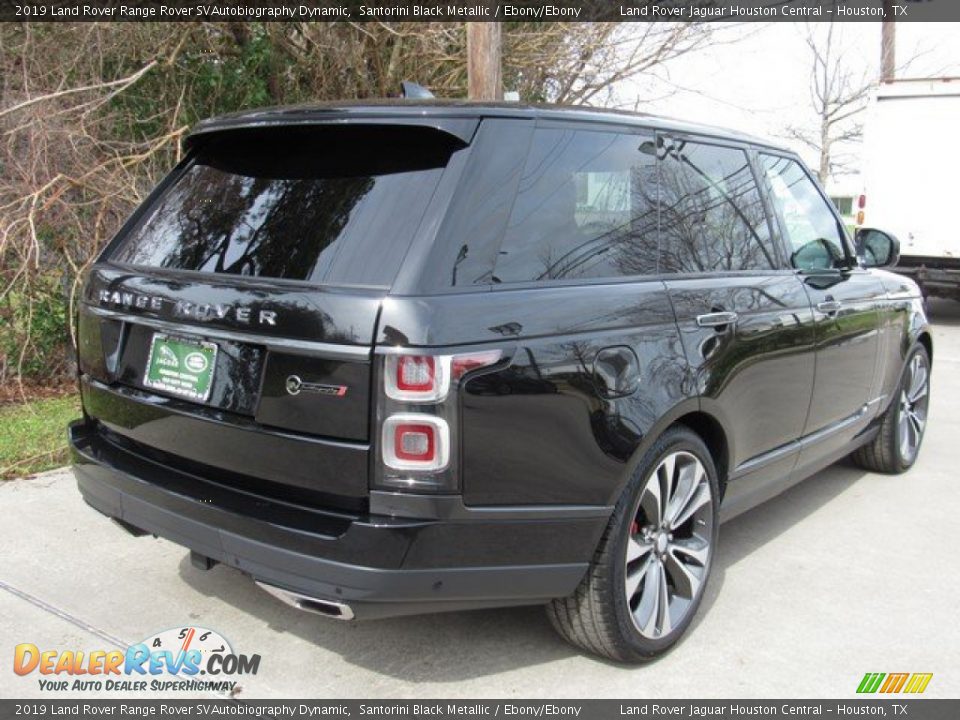 2019 Land Rover Range Rover SVAutobiography Dynamic Santorini Black Metallic / Ebony/Ebony Photo #7