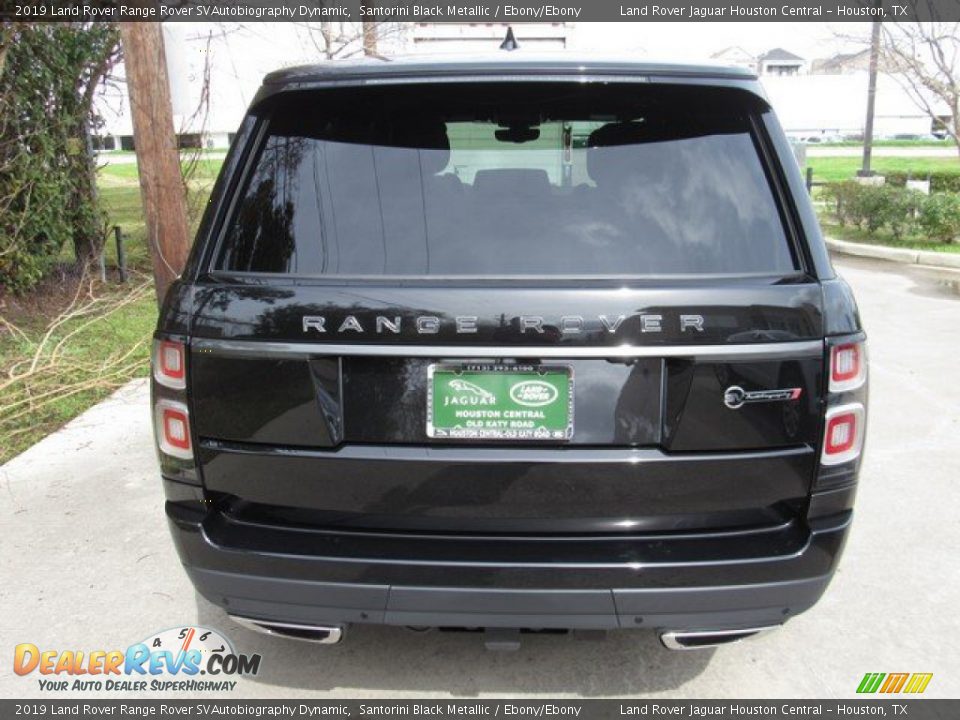 2019 Land Rover Range Rover SVAutobiography Dynamic Santorini Black Metallic / Ebony/Ebony Photo #8