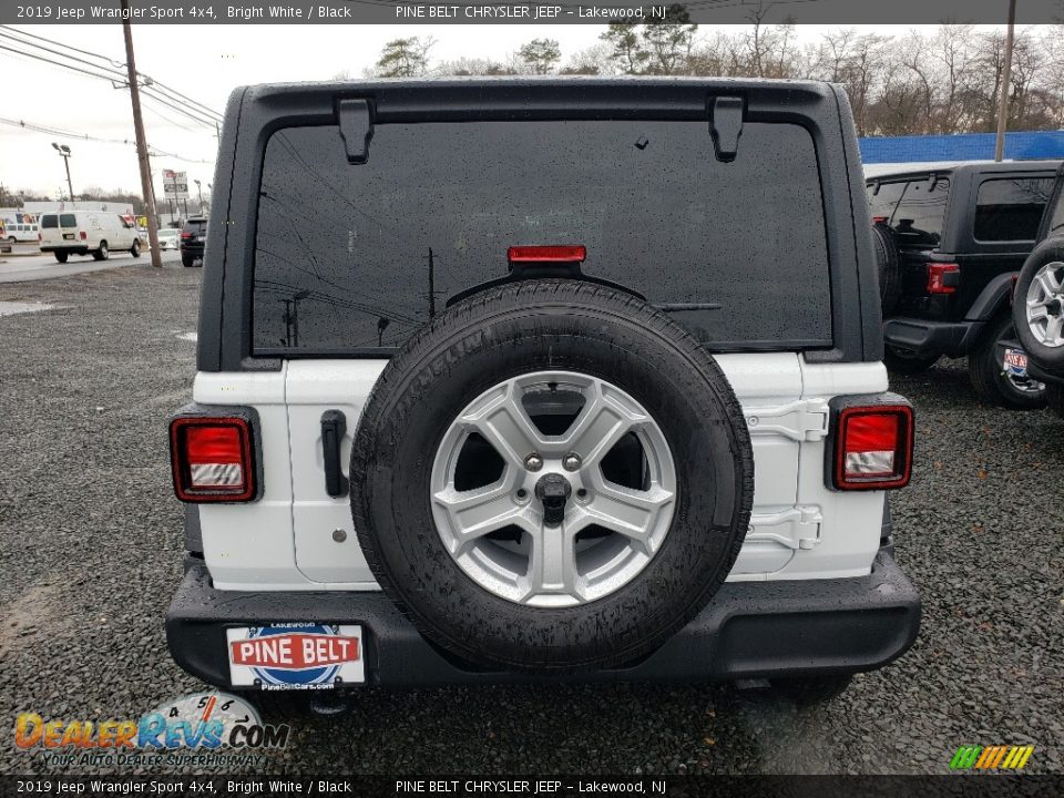 2019 Jeep Wrangler Sport 4x4 Bright White / Black Photo #5