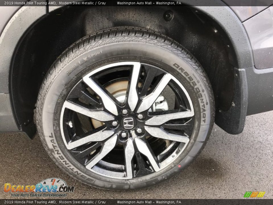 2019 Honda Pilot Touring AWD Modern Steel Metallic / Gray Photo #11