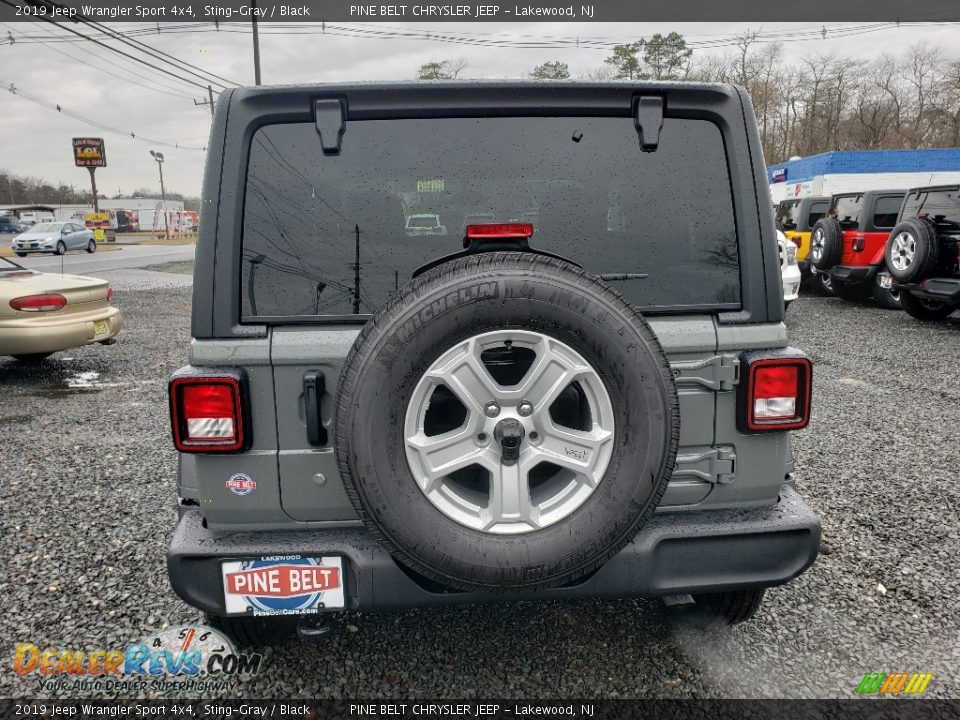 2019 Jeep Wrangler Sport 4x4 Sting-Gray / Black Photo #5