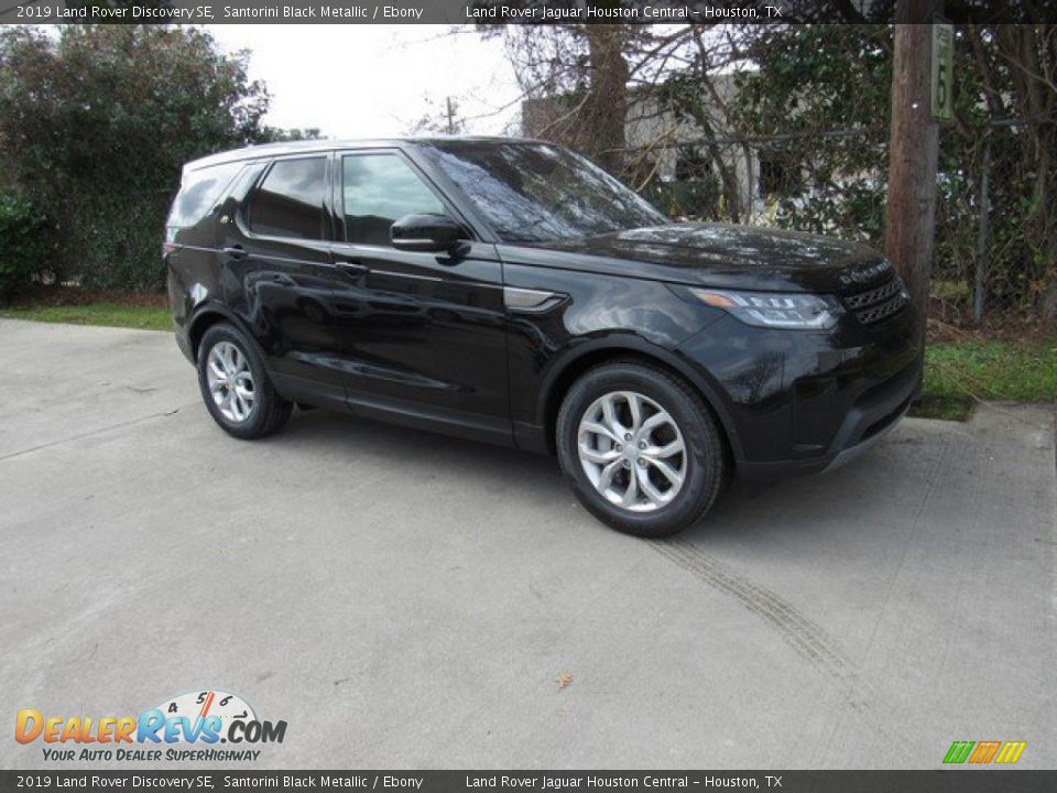 2019 Land Rover Discovery SE Santorini Black Metallic / Ebony Photo #1