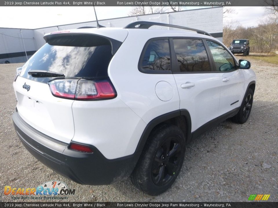 2019 Jeep Cherokee Latitude Plus 4x4 Bright White / Black Photo #5