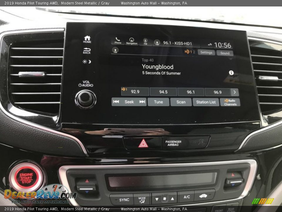 2019 Honda Pilot Touring AWD Modern Steel Metallic / Gray Photo #24