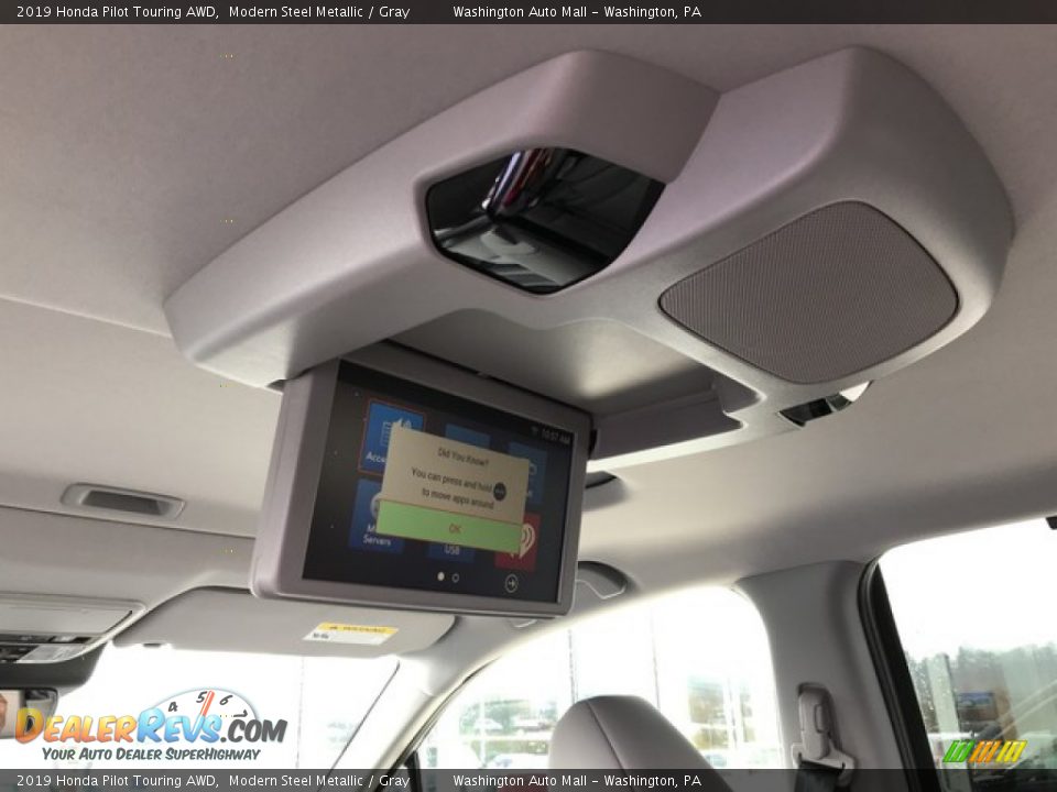 2019 Honda Pilot Touring AWD Modern Steel Metallic / Gray Photo #31