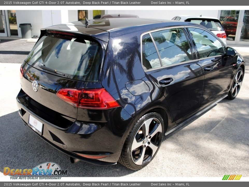 2015 Volkswagen Golf GTI 4-Door 2.0T Autobahn Deep Black Pearl / Titan Black Leather Photo #9
