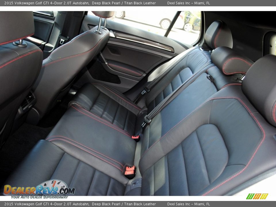 2015 Volkswagen Golf GTI 4-Door 2.0T Autobahn Deep Black Pearl / Titan Black Leather Photo #12