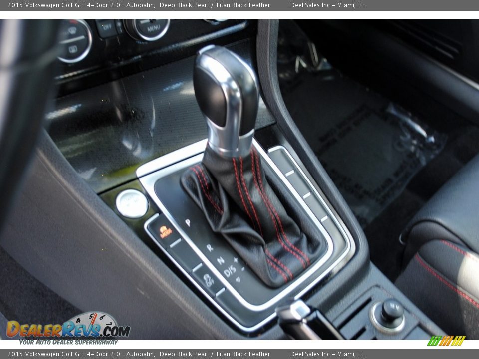 2015 Volkswagen Golf GTI 4-Door 2.0T Autobahn Deep Black Pearl / Titan Black Leather Photo #16