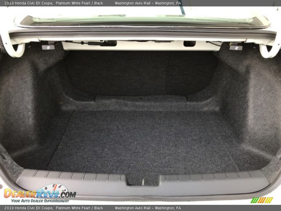 2019 Honda Civic EX Coupe Platinum White Pearl / Black Photo #28