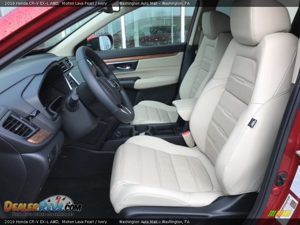 Ivory Interior - 2019 Honda CR-V EX-L AWD Photo #16