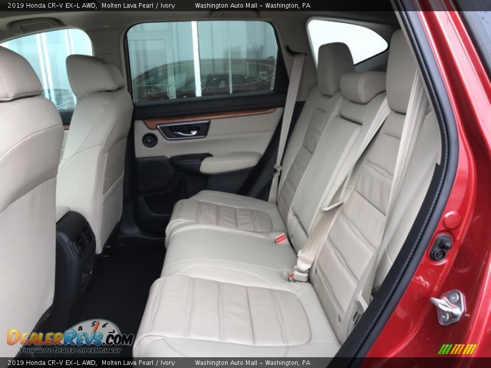 Rear Seat of 2019 Honda CR-V EX-L AWD Photo #17