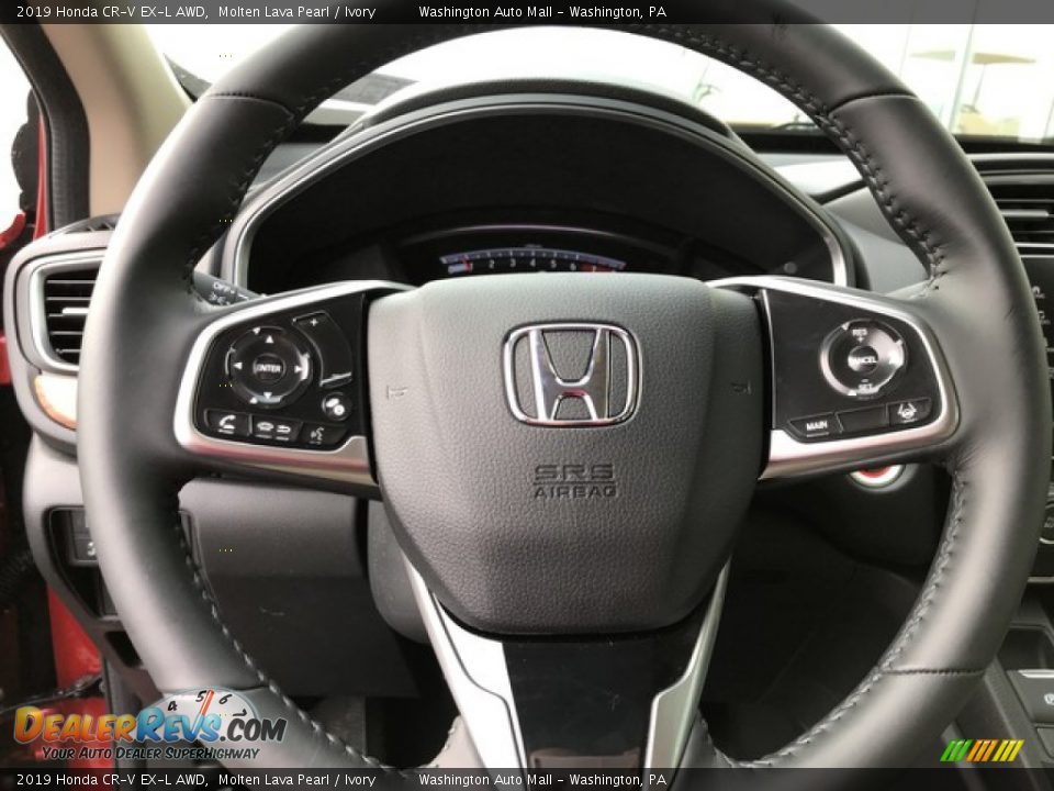 2019 Honda CR-V EX-L AWD Steering Wheel Photo #21