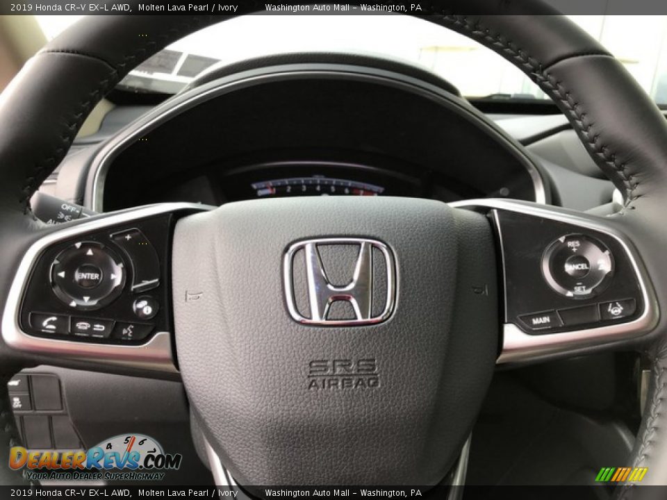 2019 Honda CR-V EX-L AWD Steering Wheel Photo #22