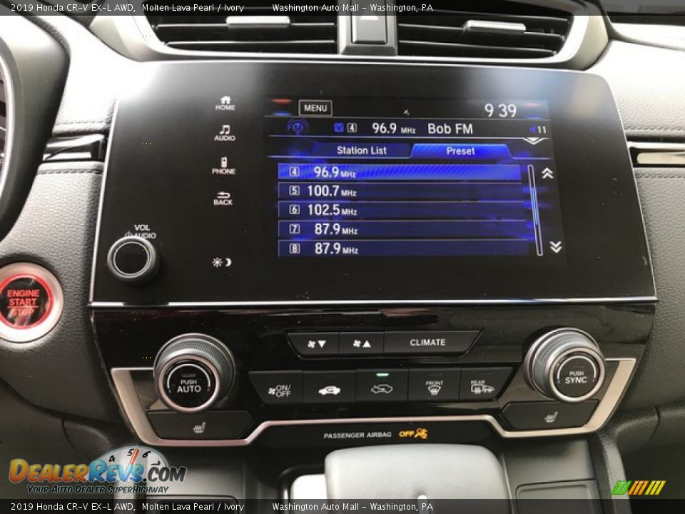 Controls of 2019 Honda CR-V EX-L AWD Photo #26