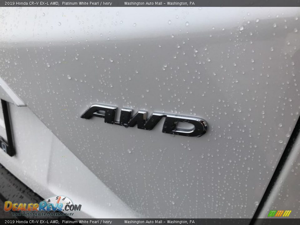 2019 Honda CR-V EX-L AWD Platinum White Pearl / Ivory Photo #8