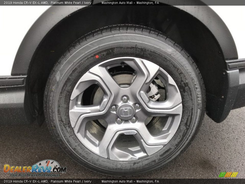 2019 Honda CR-V EX-L AWD Platinum White Pearl / Ivory Photo #11