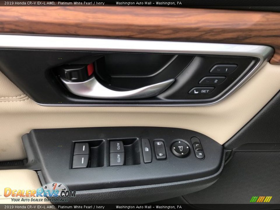 2019 Honda CR-V EX-L AWD Platinum White Pearl / Ivory Photo #15