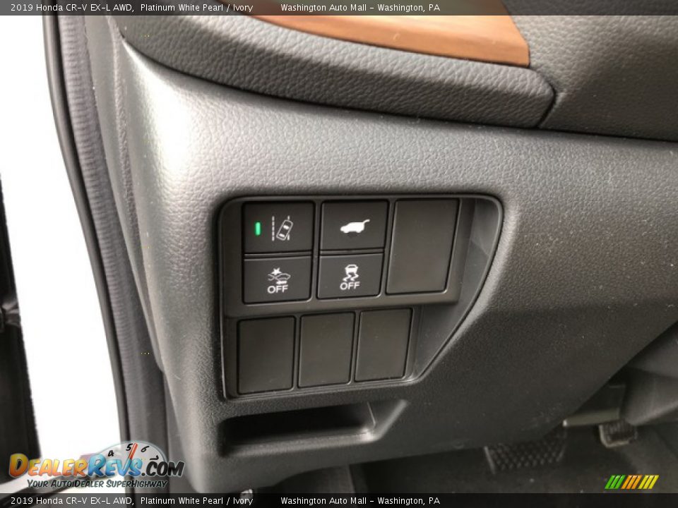 2019 Honda CR-V EX-L AWD Platinum White Pearl / Ivory Photo #18