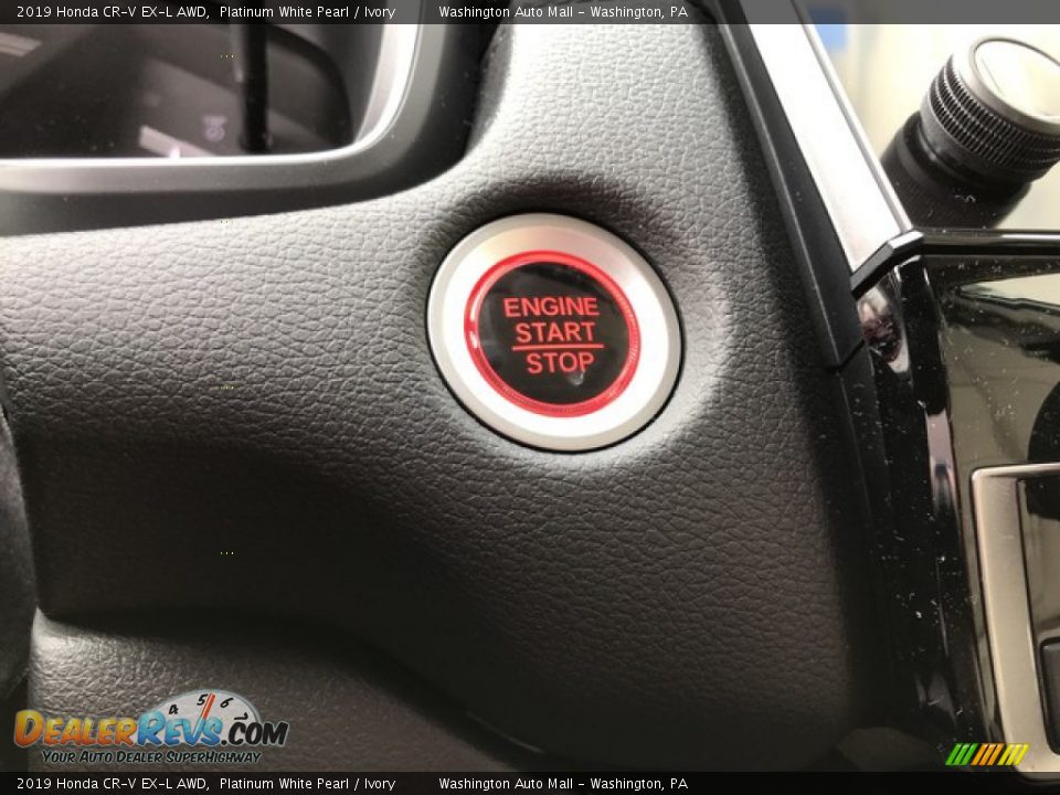 2019 Honda CR-V EX-L AWD Platinum White Pearl / Ivory Photo #26