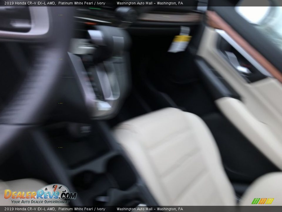 2019 Honda CR-V EX-L AWD Platinum White Pearl / Ivory Photo #27