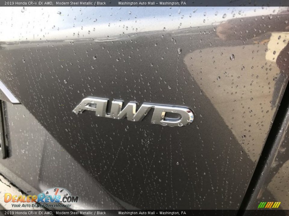 2019 Honda CR-V EX AWD Modern Steel Metallic / Black Photo #8