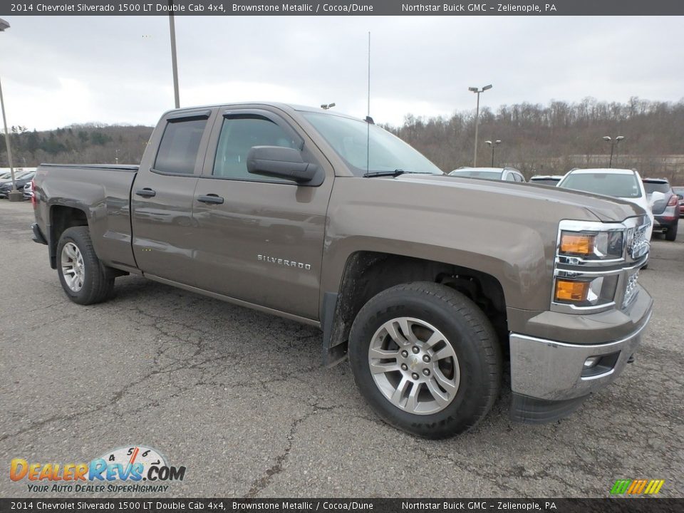 2014 Chevrolet Silverado 1500 LT Double Cab 4x4 Brownstone Metallic / Cocoa/Dune Photo #4