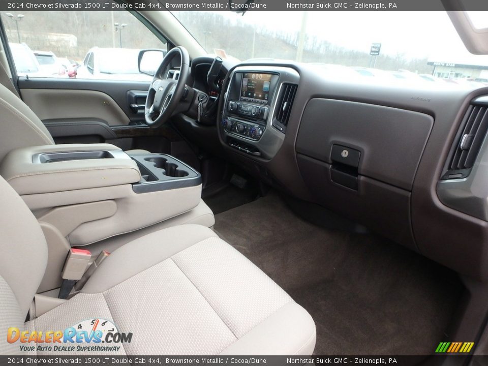 2014 Chevrolet Silverado 1500 LT Double Cab 4x4 Brownstone Metallic / Cocoa/Dune Photo #7