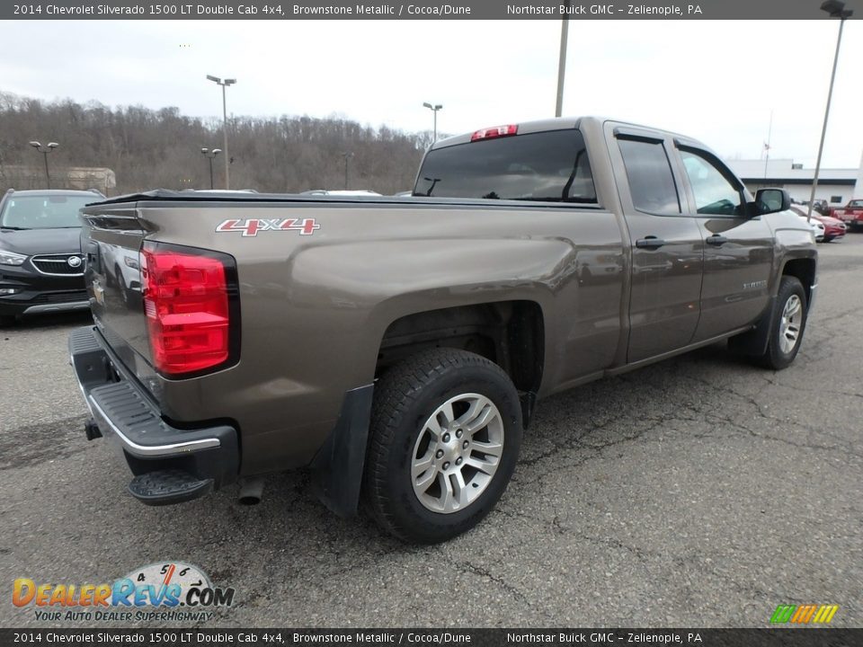 2014 Chevrolet Silverado 1500 LT Double Cab 4x4 Brownstone Metallic / Cocoa/Dune Photo #10