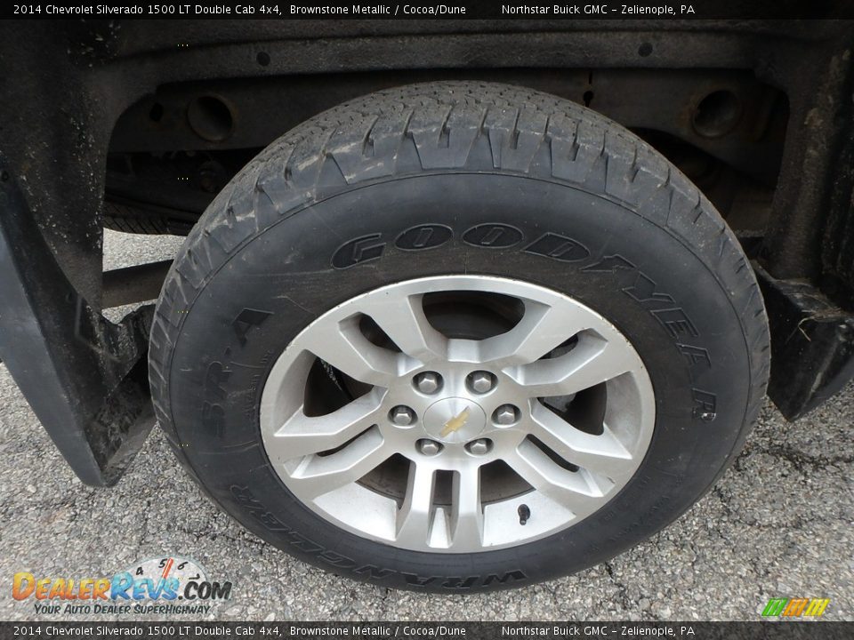 2014 Chevrolet Silverado 1500 LT Double Cab 4x4 Brownstone Metallic / Cocoa/Dune Photo #15