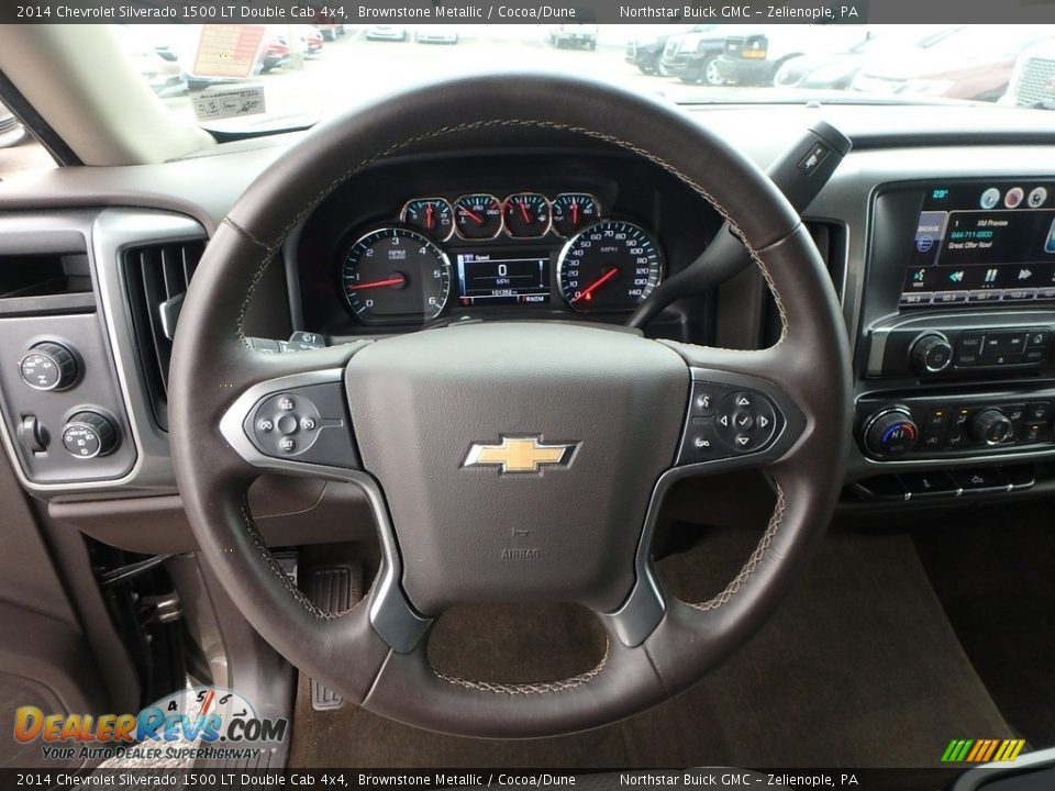 2014 Chevrolet Silverado 1500 LT Double Cab 4x4 Brownstone Metallic / Cocoa/Dune Photo #25