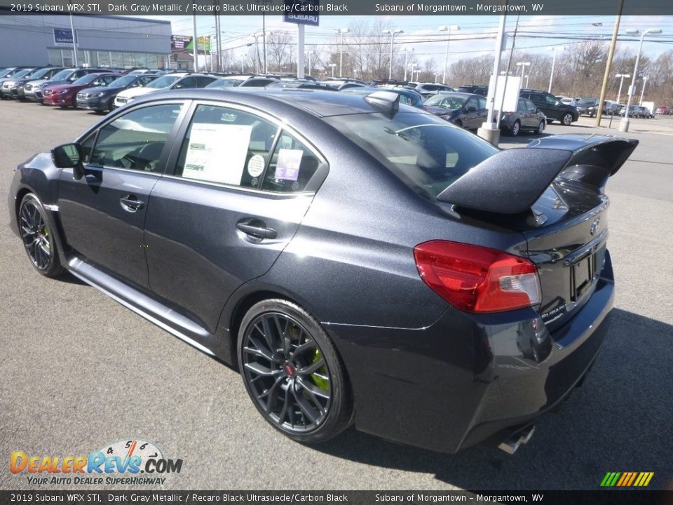 2019 Subaru WRX STI Dark Gray Metallic / Recaro Black Ultrasuede/Carbon Black Photo #6