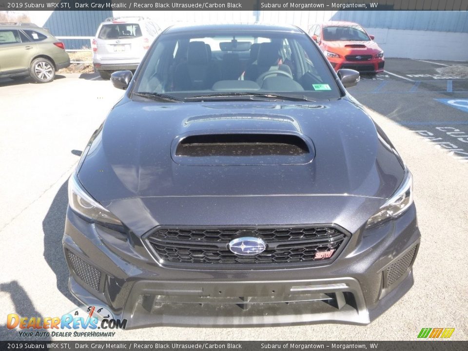 2019 Subaru WRX STI Dark Gray Metallic / Recaro Black Ultrasuede/Carbon Black Photo #9