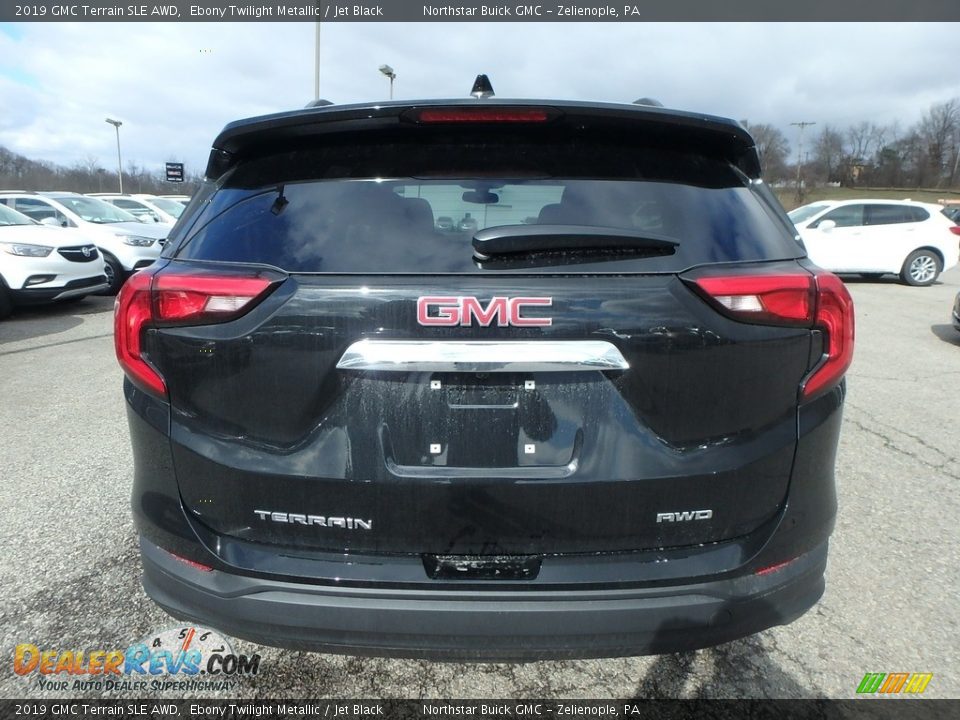 2019 GMC Terrain SLE AWD Ebony Twilight Metallic / Jet Black Photo #6