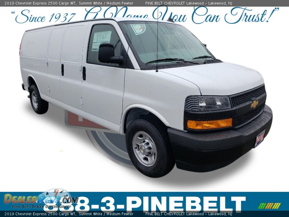 2019 Chevrolet Express 2500 Cargo WT Summit White / Medium Pewter Photo #1