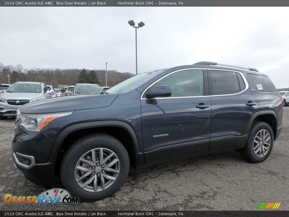 2019 GMC Acadia SLE AWD Blue Steel Metallic / Jet Black Photo #1