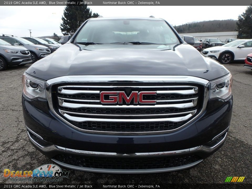 2019 GMC Acadia SLE AWD Blue Steel Metallic / Jet Black Photo #2