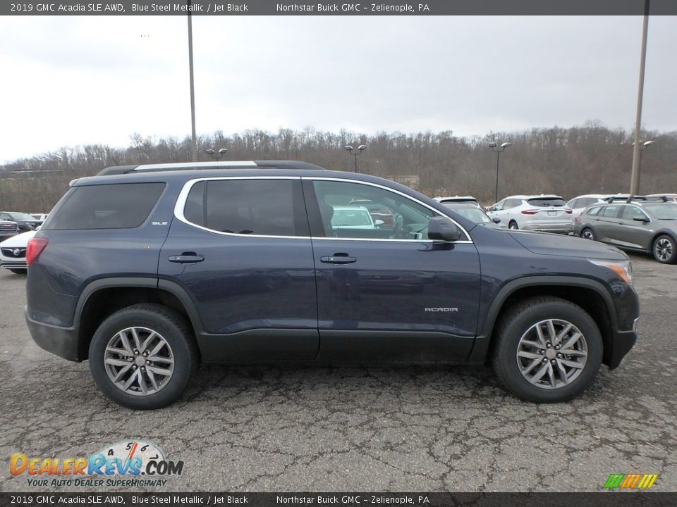2019 GMC Acadia SLE AWD Blue Steel Metallic / Jet Black Photo #4