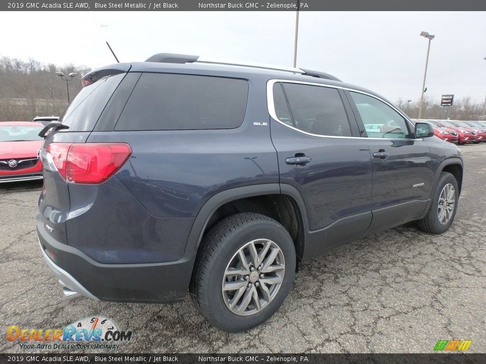 2019 GMC Acadia SLE AWD Blue Steel Metallic / Jet Black Photo #5